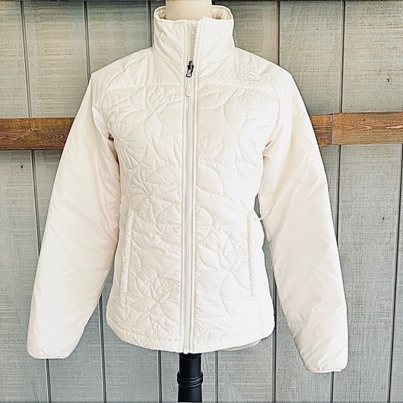 The North Face Catawissa Gardenia Women's Cream / White Quilted Jacket Size XS